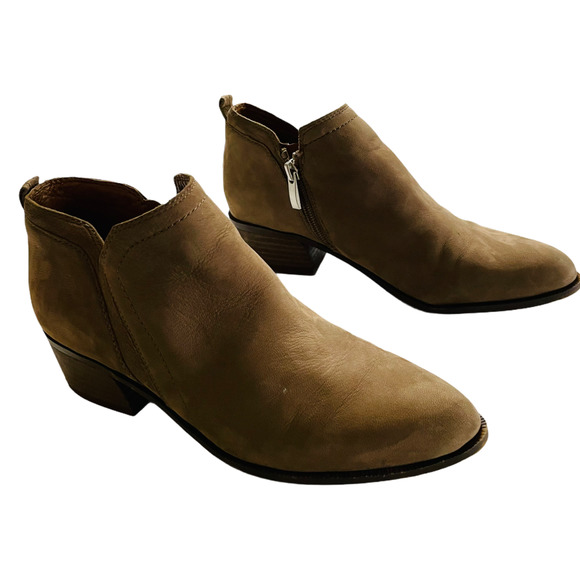 Franco Sarto Laslo Leather Ankle Chelsea Booties - Picture 1 of 9